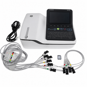 Compact GE Healthcare 2000 12 Channel ECG Machine for bedside, outpatient, and emergency cardiac diagnostics