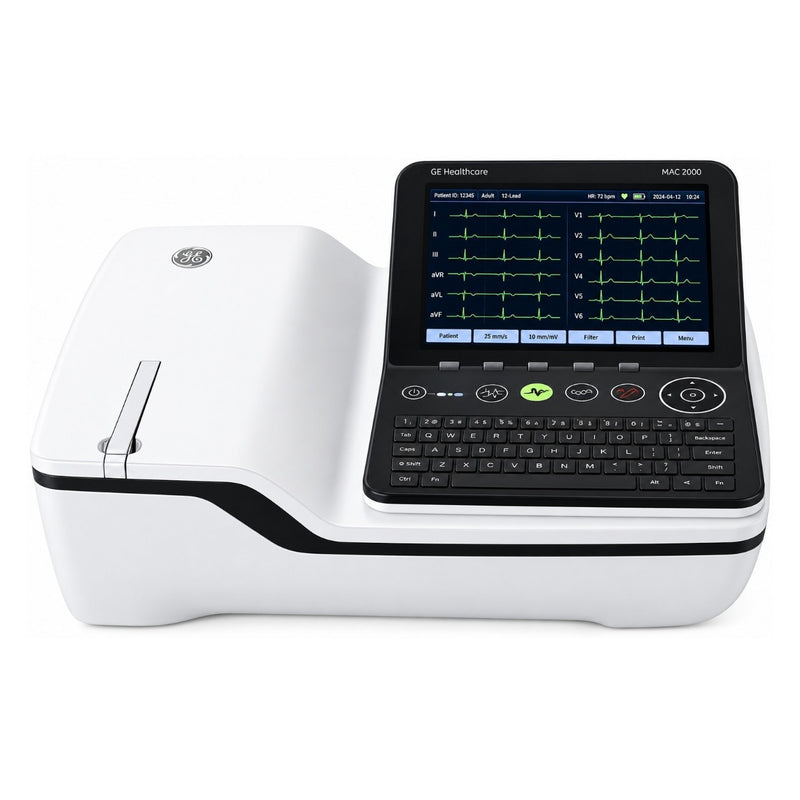 Refurbished GE MAC 2000 12-channel ECG machine