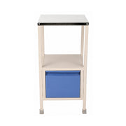hospital bedside locker with storage cabinet and drawer