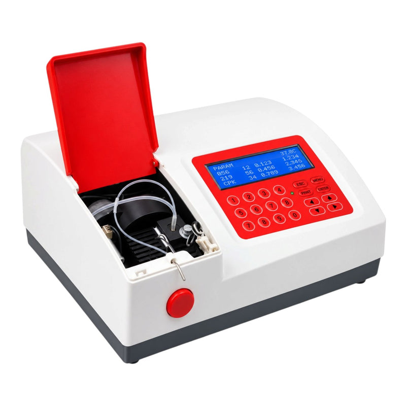HumaLyzer Primus clinical chemistry analyzer with built-in 20-column thermal printer