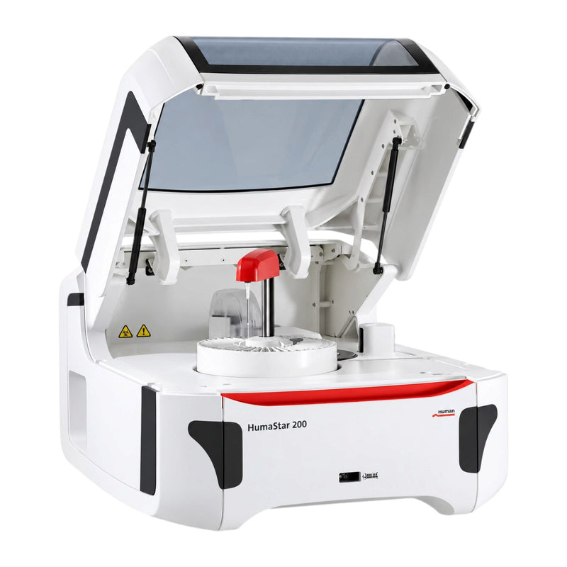 Human HumaStar 200 biochemistry analyzer with bi-directional LIS connectivity through ASTM and Ethernet