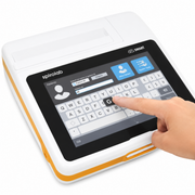 MIR Spirolab Touch Screen Portable Desktop Spirometer with 7-inch touchscreen, built-in thermal printer, USB, Bluetooth and optional SpO₂ monitoring