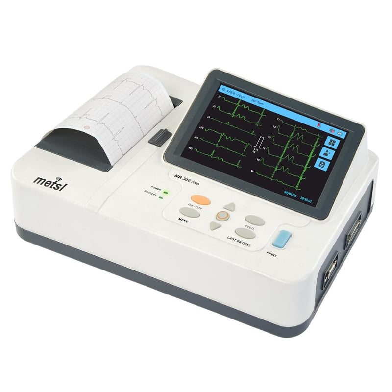 Maestros MR 300 PRO ECG machine with 4 inch thermal printer
