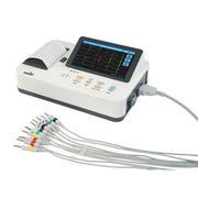 Maestros MR 300 PRO simultaneous 12 lead, 7 inch color touchscreen ECG machine