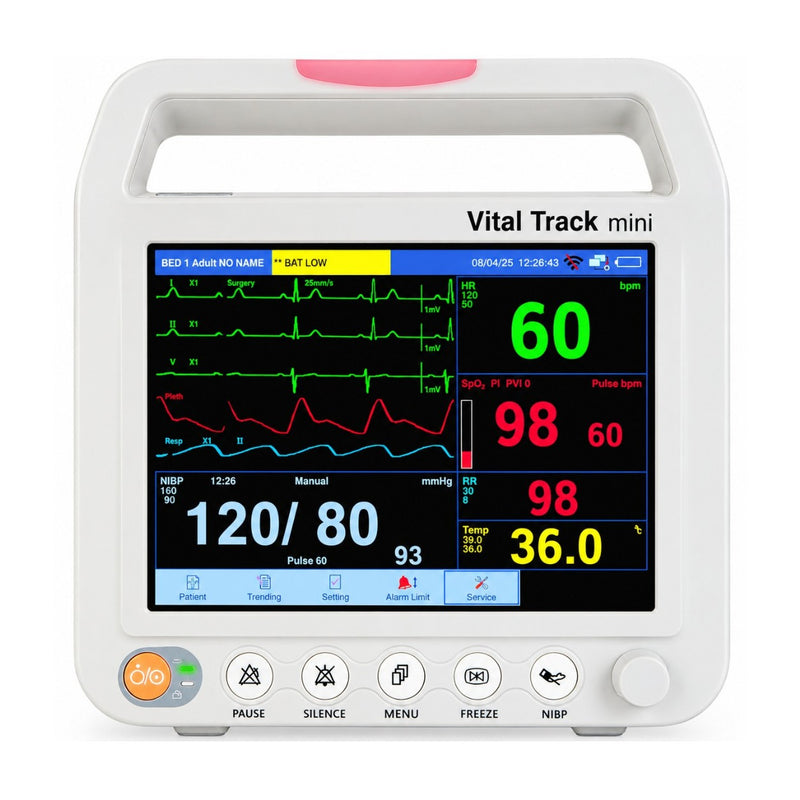 Maestros Vital Track Mini compact ABS patient monitor for adult pediatric and neonatal use