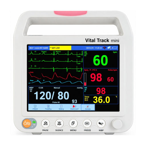 Maestros Vital Track Mini compact ABS patient monitor for adult pediatric and neonatal use