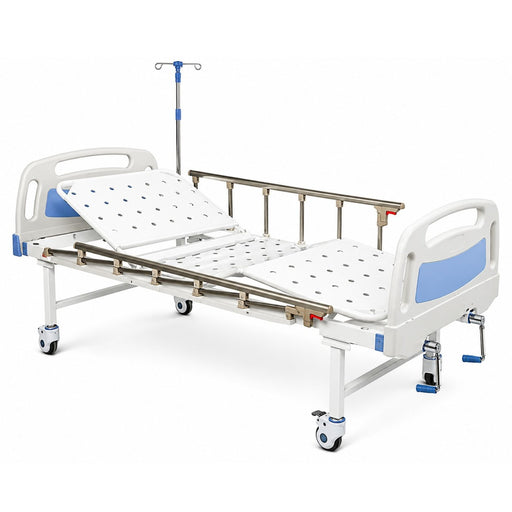 manual hospital ICU bed with stainless steel construction