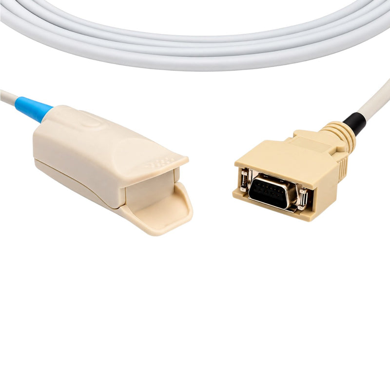 Masimo-branded reusable 14-pin direct-connect SpO₂ sensor