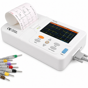 Maestros MR300 3 Channel ECG Machine with 5-inch TFT display, 12-lead ECG acquisition and thermal printer available at Health Yantra Store