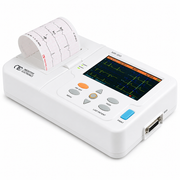 Maestros MR300 3 Channel ECG Machine with 5-inch TFT display, 12-lead ECG acquisition and thermal printer available at Health Yantra Store