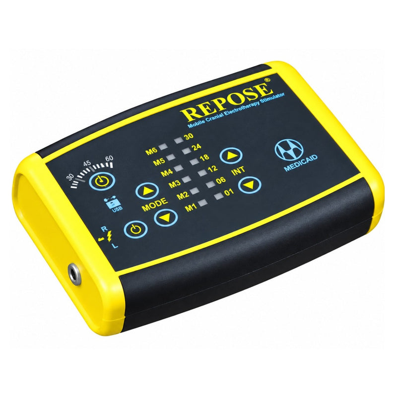 Medicaid portable cranial electrotherapy stimulator