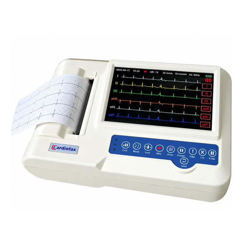 Medicaid CardioMax-6Cm ECG machine with colour TFT display
