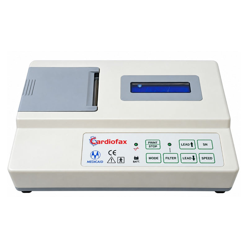 Medicaid Cardiofax-1Ch portable ECG machine with rechargeable battery