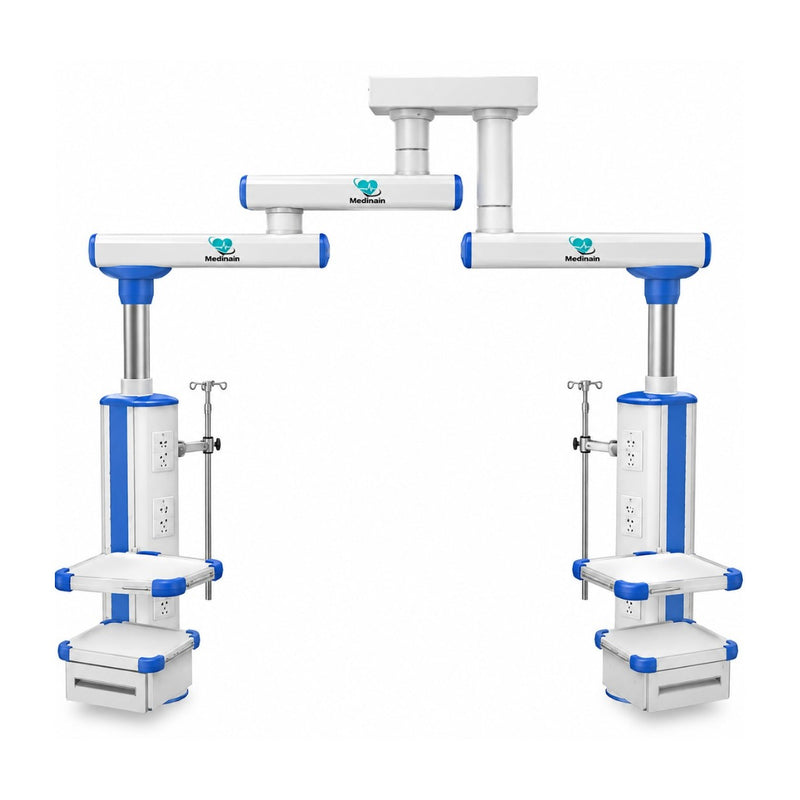 Medinain double arm ceiling-mounted medical equipment pendant