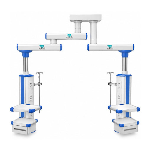 Medinain double arm ceiling-mounted medical equipment pendant