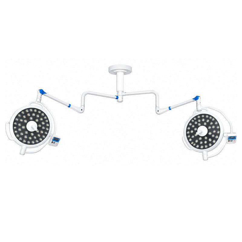 Medinain Eva-500 double dome OT LED surgical light with 150000 Lux per light head
