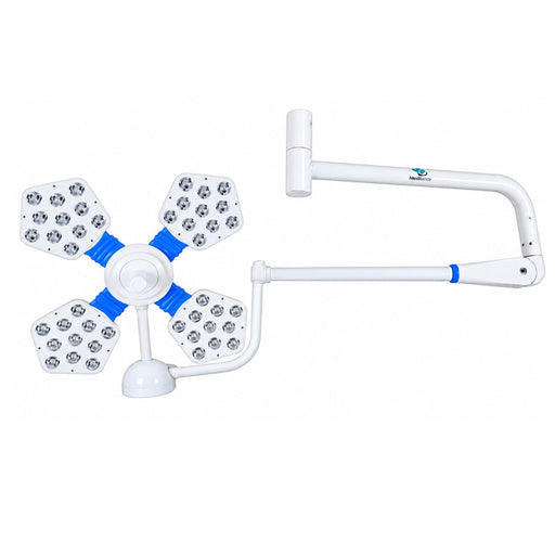 Buy Medinain Ossio 4 OT Light with 135,000 Lux LED illumination, CRI 93 Ra, digital touch intensity control and dual memory function.