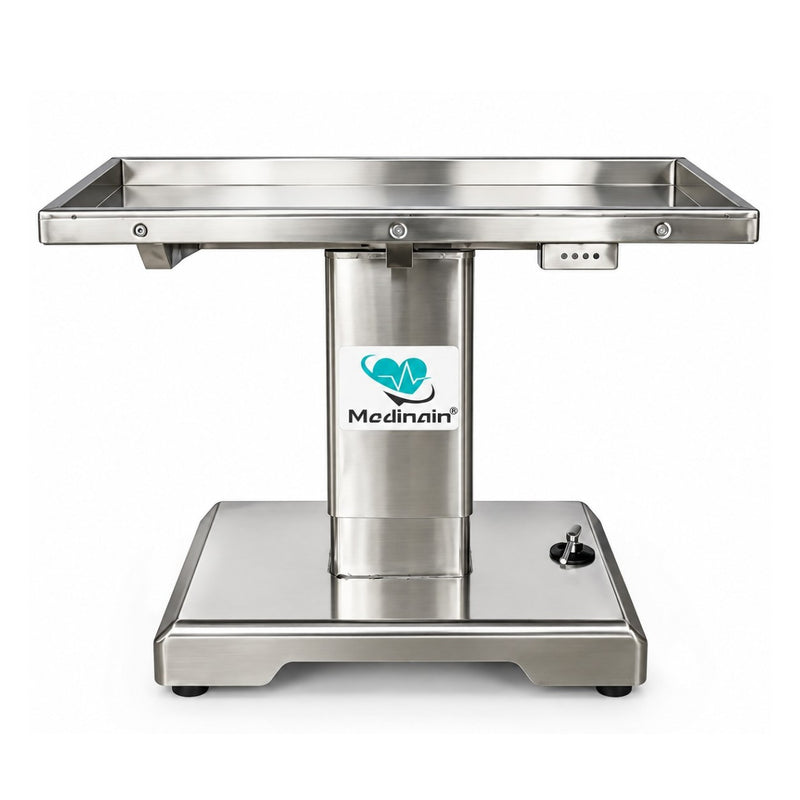 Medinain veterinary operating table with SS 304 top and side rails