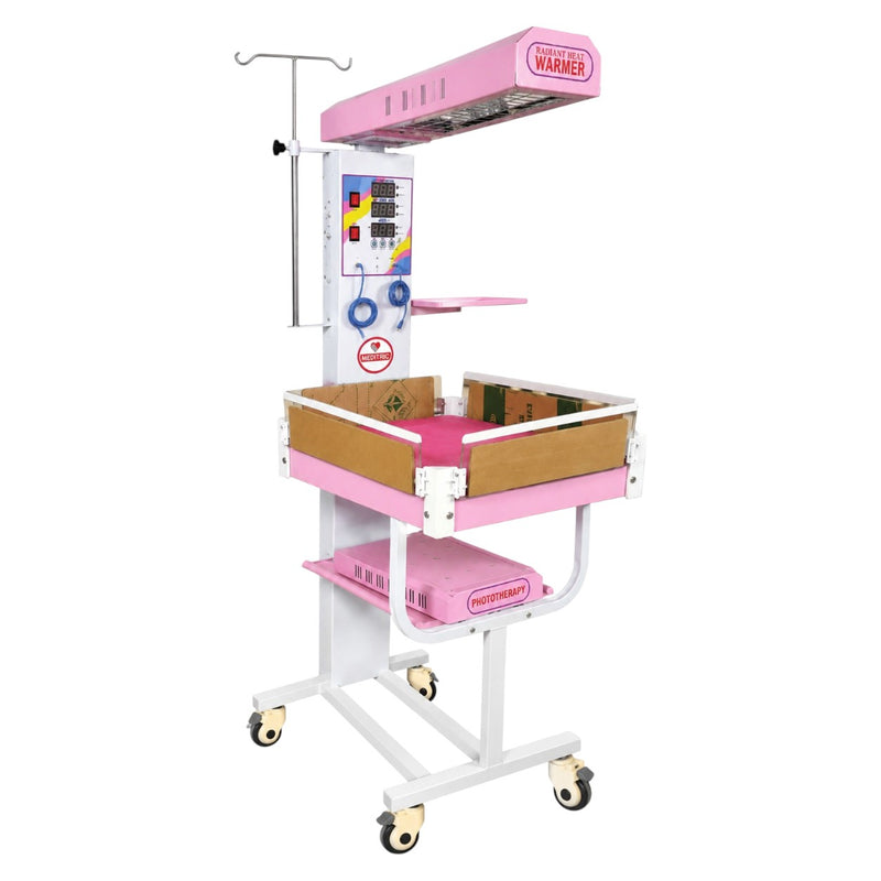 Meditric DSPP-13 phototherapy machine with baby bassinet and drop-down sides