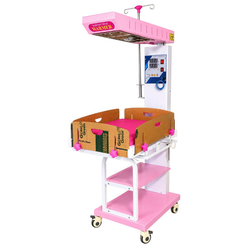 Meditric SSWSD-8 hospital infant radiant warmer with IV stand and wheels