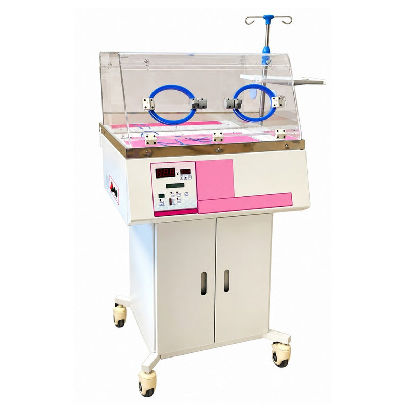 Meditric skin servo infant incubator with audio visual alarms