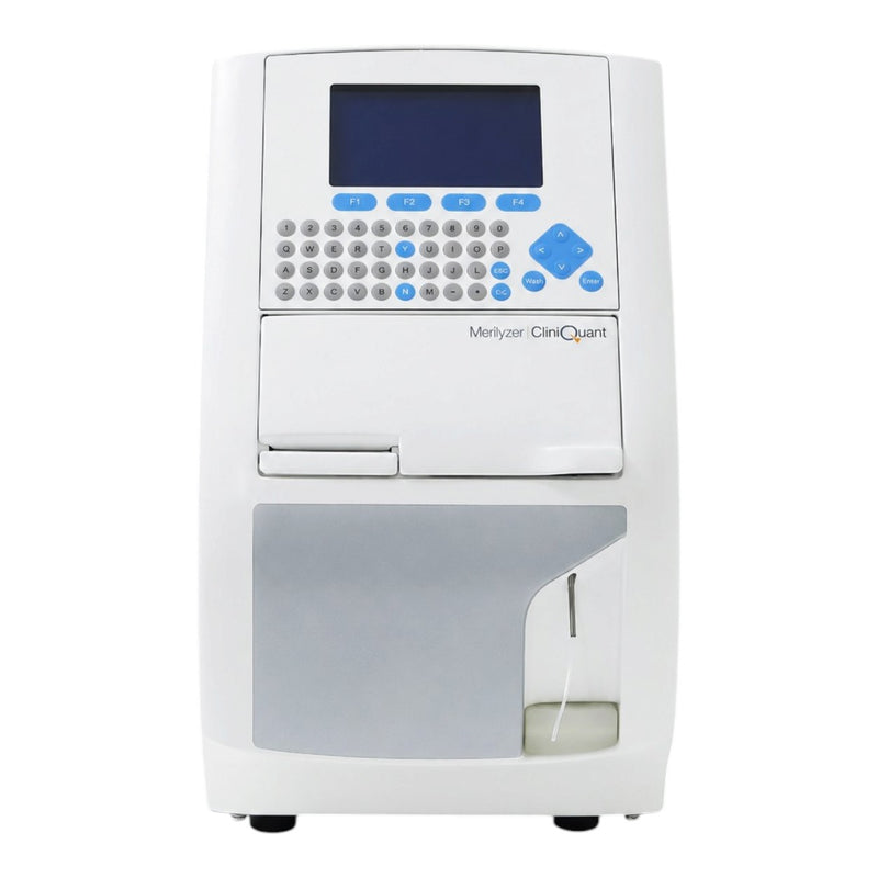 Meril CliniQuant analyzer with three-level quality control and Levey-Jennings graph display