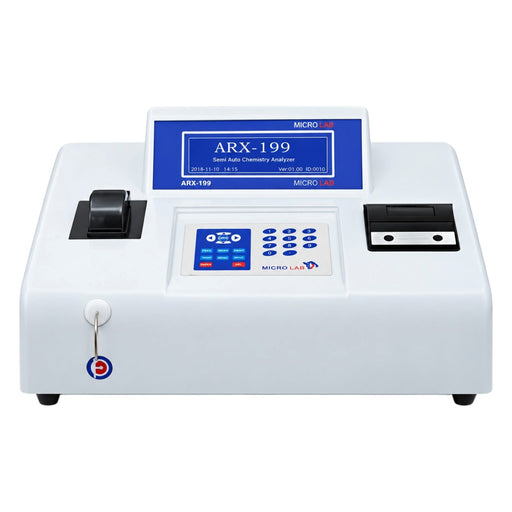 Microlab ARX 199 biochemistry machine with built-in 57 mm thermal graphic printer
