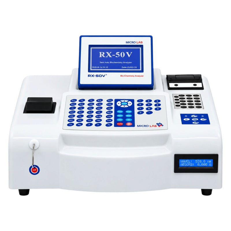 Microlab RX 50V biochemistry analyzer for clinical chemistry and diagnostic laboratory testing