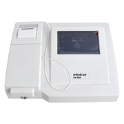 Mindray BA-88A semi-automatic chemistry analyzer with a built-in thermal printer for result printing.