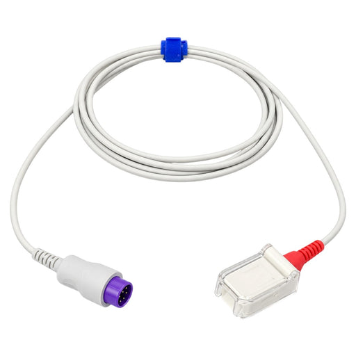 Reusable SpO₂ adapter cable for compatible Mindray Masimo monitoring setups