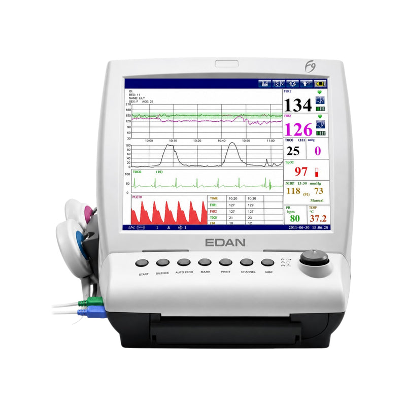 Edan F9 Express Fetal & Maternal Monitor with DECG/IUP