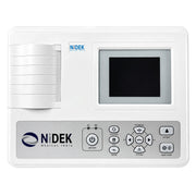 Built-in 80 mm thermal printer on the Nidek ECG-703 ECG machine