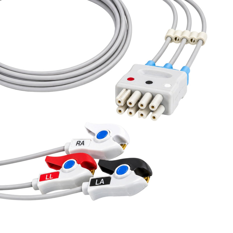 Nihon Kohden ECG leadwire set for adult patients