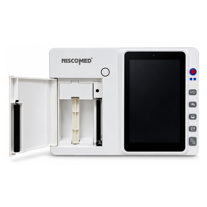 Niscomed Flight 304 7 inch color touchscreen ECG machine