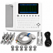Niscomed Flight 1201 twelve-channel ECG machine used in hospitals, cardiology clinics, and diagnostic centers