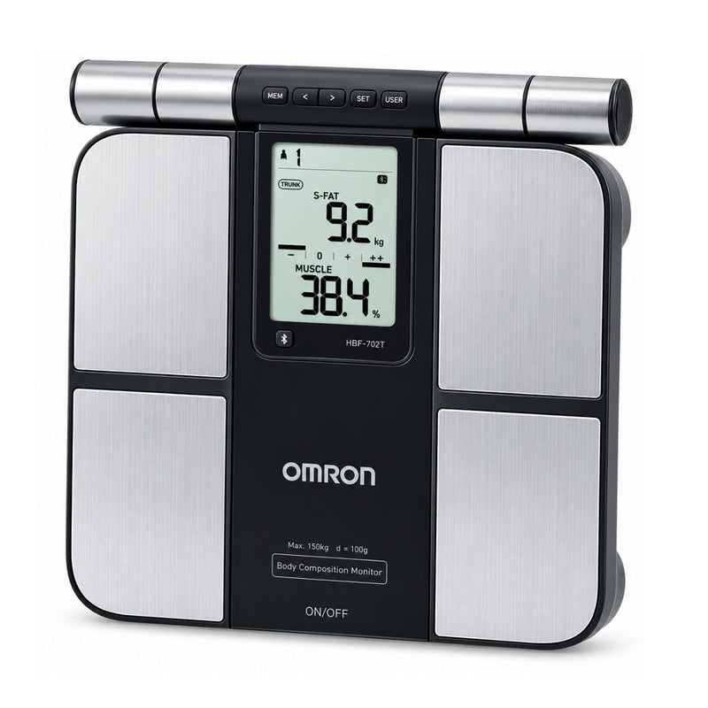 Omron HBF-702T full body composition analyzer with hand electrodes