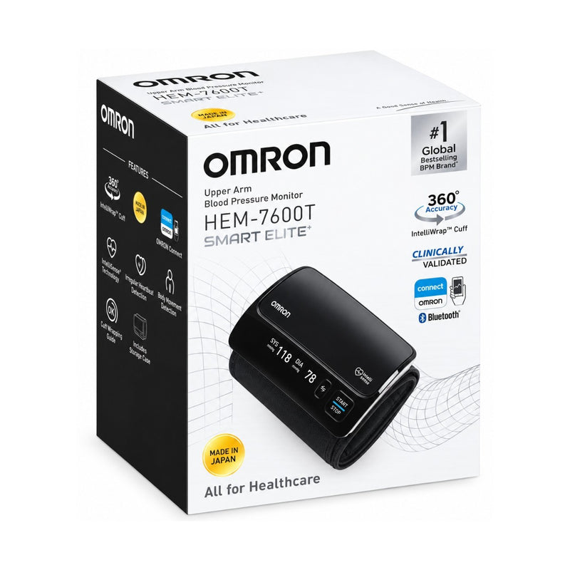Omron HEM-7600T Smart Elite+ tubeless digital blood pressure monitor
