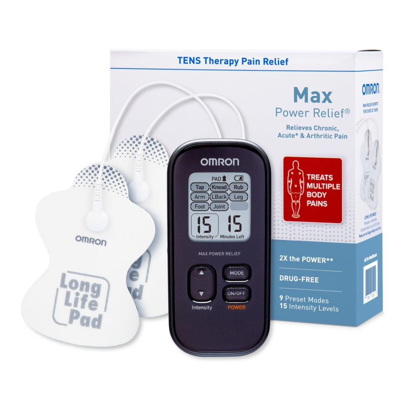 Omron PM3032 TENS unit with reusable Long Life electrode pads