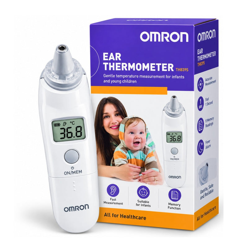 Omron TH839S 1 second digital ear thermometer
