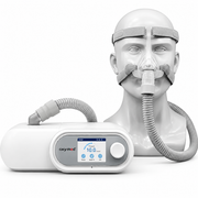 Oxymed SleepEasy Auto CPAP Machine with integrated heated humidifier, APAP technology, digital LCD display and quiet sleep apnea therapy