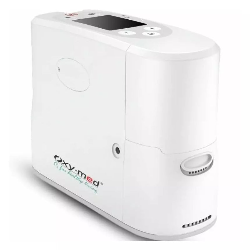 Portable Oxymed P2 oxygen concentrator for COPD and respiratory therapy