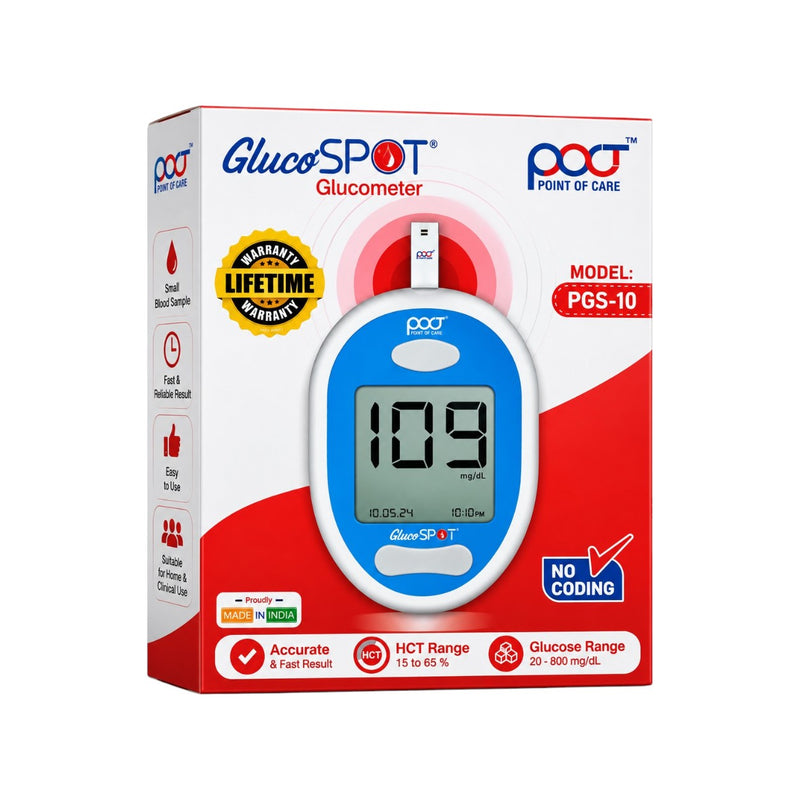 POCT GlucoSPOT digital blood glucose meter