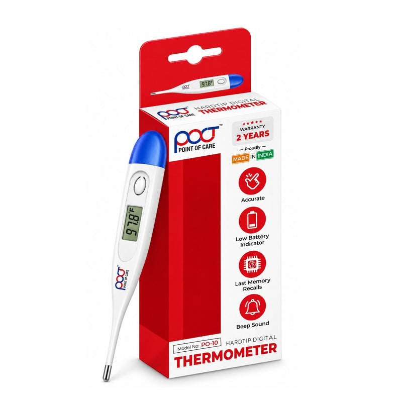 POCT one touch digital thermometer for children and adults