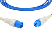 Philips 8-pin to 8-pin SpO₂ extension adapter cable with white TPU cable