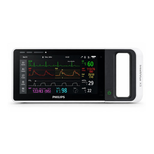 Philips IntelliVue X3 portable transport patient monitor with touchscreen