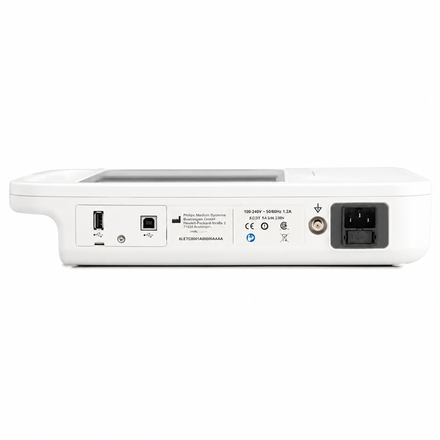 Philips PageWriter TC10 12 Channel Portable ECG Machine with 7-inch touchscreen, Philips DXL ECG interpretation, thermal printer, and wireless connectivity
