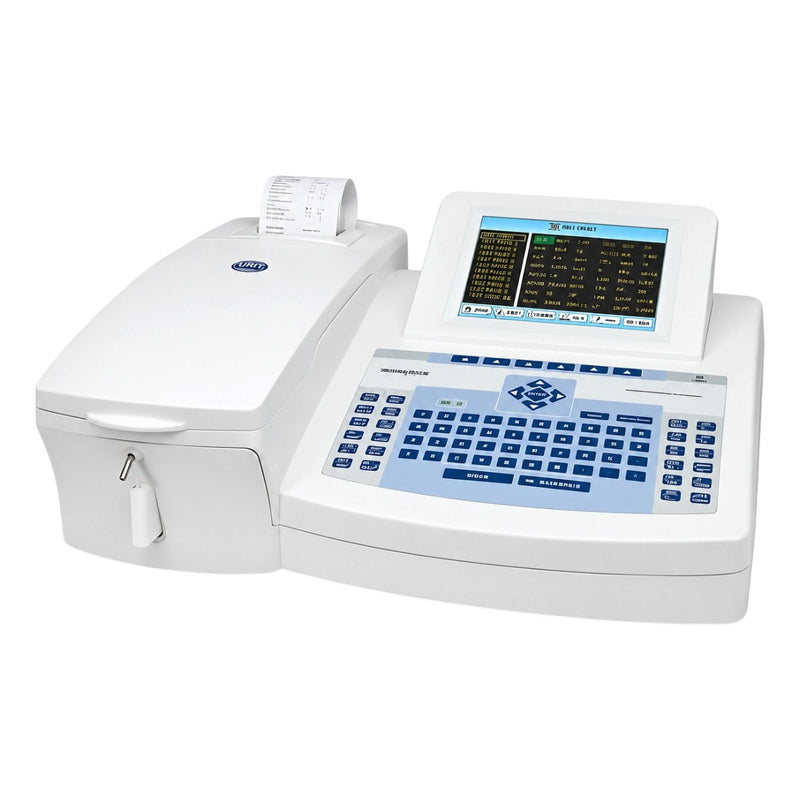 RMS Analytica 705 semi-automatic biochemistry analyzer designed for routine clinical chemistry testing with 248 programmable tests.