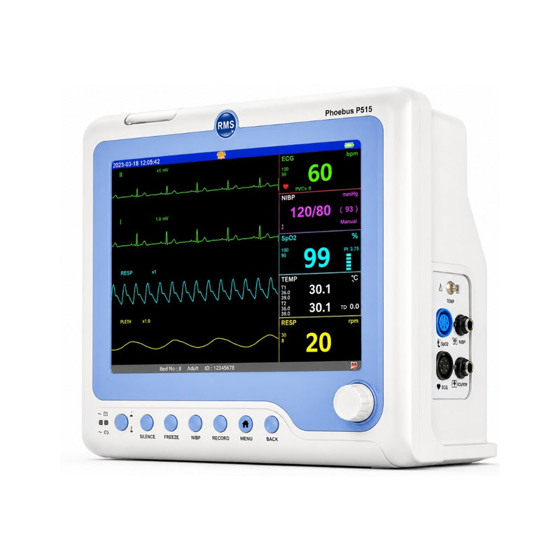 RMS Phoebus P515 multipara patient monitor with 12.1-inch color display
