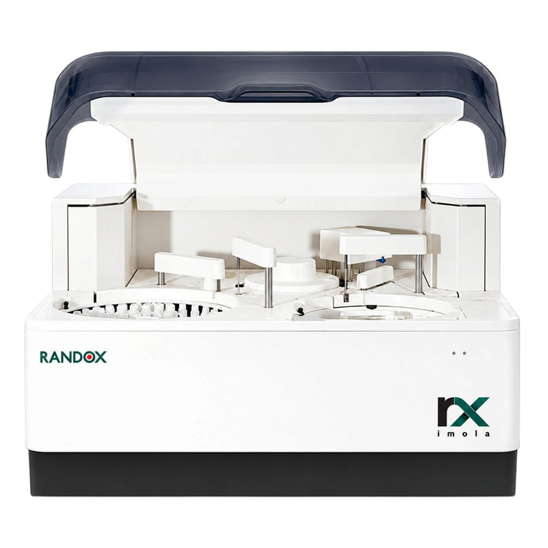 Randox RX Daytona+ analyser featuring 72 semi-permanent reusable cuvettes