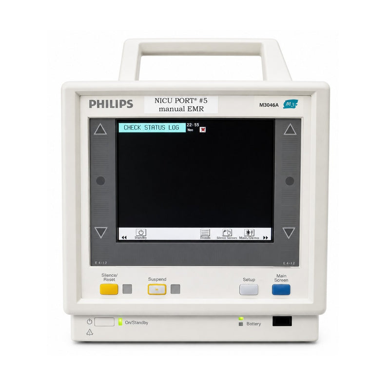 Refurbished Philips M3 M3046A patient monitor with color LCD
